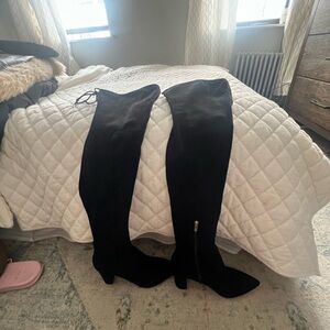 Marc Fisher Black Over-the-Knee Boots